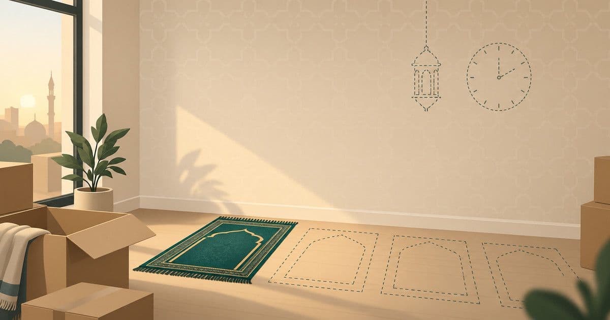 Your First Apartment Doesn't Come With a Salah Routine